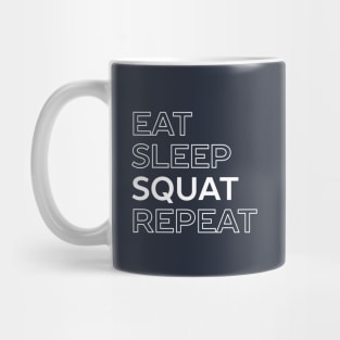 Funny Gym Squat T-Shirt Mug